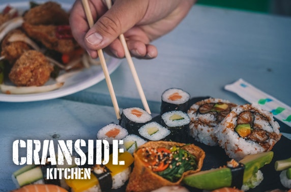 All you can eat sushi at Cranside Kitchen