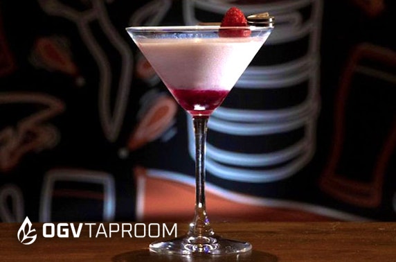 OGV Taproom cocktails & nibbles