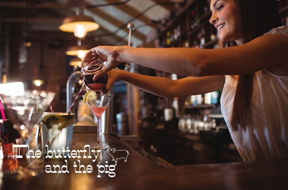The Butterfly & The Pig City Centre cocktail masterclass