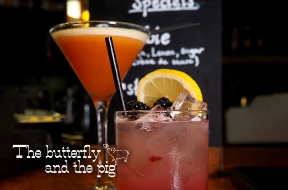 The Butterfly & The Pig City Centre cocktail masterclass
