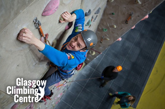 Glasgow Climbing Centre climbing sessions
