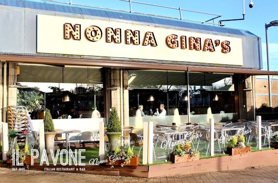 Dining at Nonna Gina’s or Il Pavone