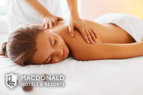 4* Macdonald Crutherland House Hotel spa day