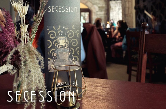 Brand-new Secession sharing platter & wine