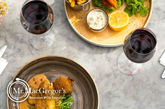 Mr MacGregor’s dining & sparkling wine