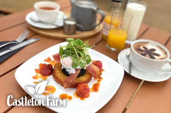 Castleton Farm Shop & Café breakfast