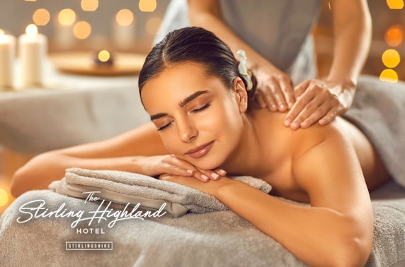 Spa day & lunch, 4* The Stirling Highland Hotel