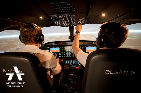 Airliner flight simulator experience, Perth Airport