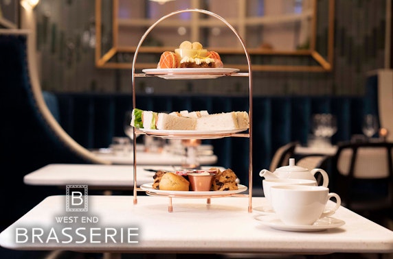 Afternoon tea at West End Brasserie