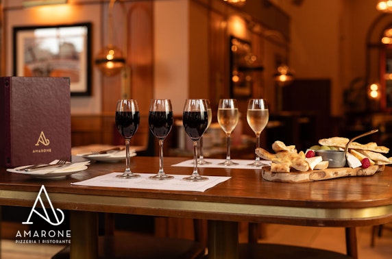Amarone Edinburgh wine flight & sharing board