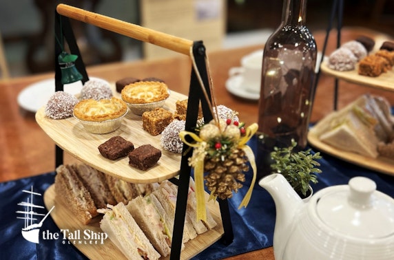 The Tall Ship Glenlee tour & festive afternoon tea