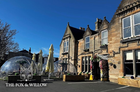 The Fox & Willow dining, Ayr