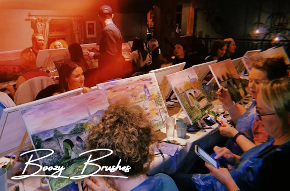 Boozy Brushes painting events