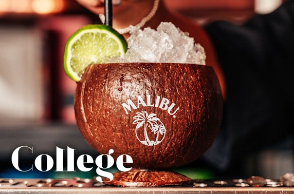 The College Bar cocktails