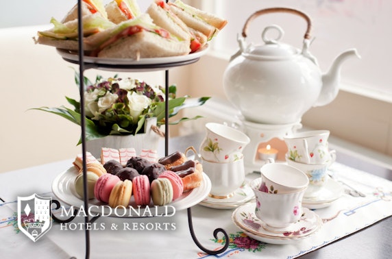 4* Macdonald Crutherland House Hotel afternoon tea